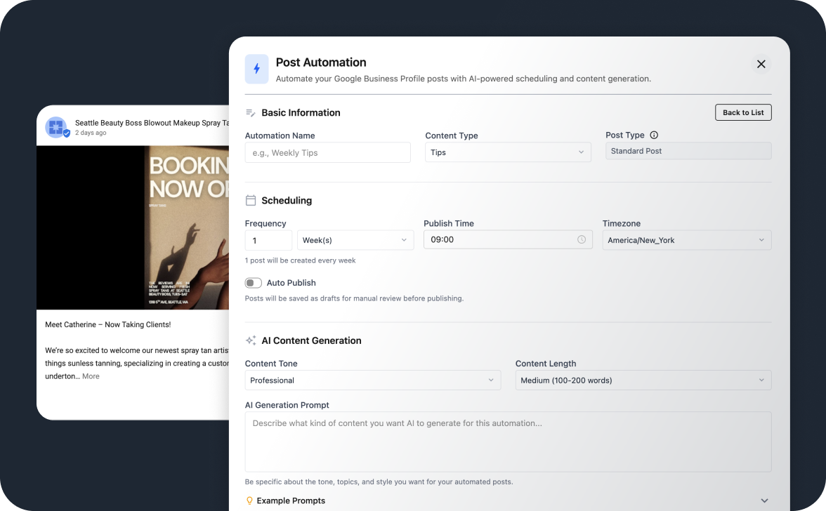 Publish updates consistently